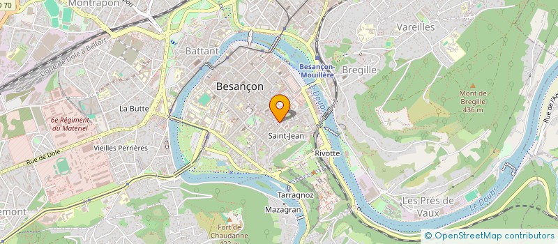 localisation de l'entreprise JVS FAIVRE  BESANCON