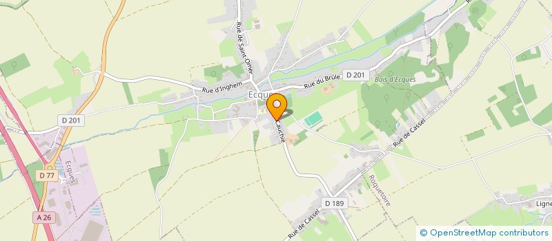 localisation de l'entreprise JVSC IMMOBILIER  ECQUES