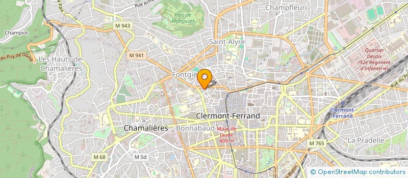 localisation de l'entreprise JVSD à CLERMONT-FERRAND