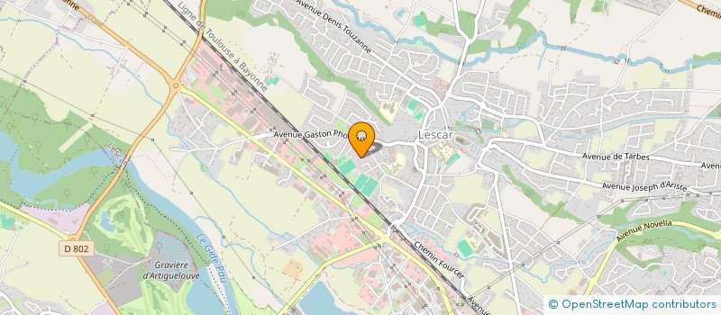 localisation de l'entreprise JVSJ23  LESCAR