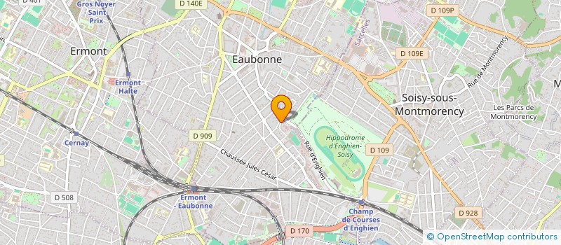 localisation de l'entreprise JVT à EAUBONNE