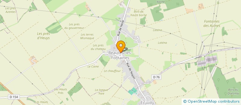 localisation de l'entreprise JVT  BEAULIEU-LES-FONTAINES