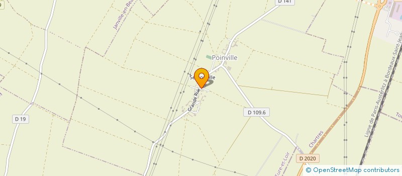 localisation de l'entreprise JVT à POINVILLE