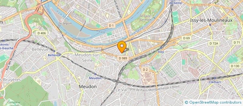localisation de l'entreprise JVT INVEST à ISSY-LES-MOULINEAUX