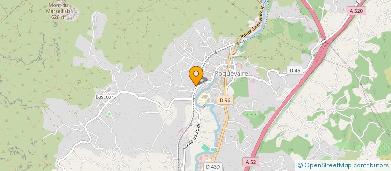 localisation de l'entreprise JVTP  ROQUEVAIRE