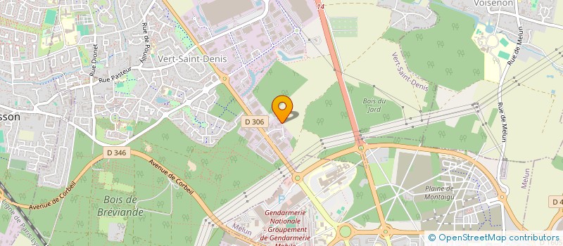 localisation de l'entreprise JVVA MELUN à VERT-SAINT-DENIS