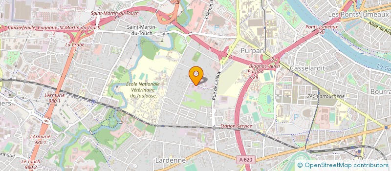 localisation de l'entreprise JVVL  SARL à TOULOUSE
