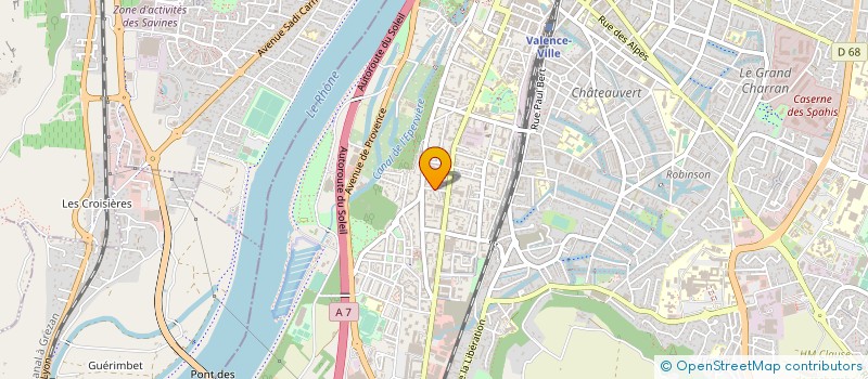 localisation de l'entreprise JVZ  VALENCE