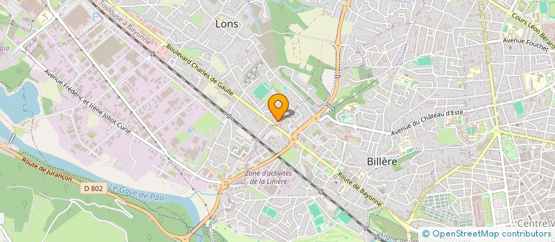 localisation de l'entreprise JW  LONS