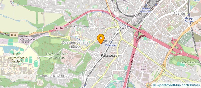 localisation de l'entreprise JW AQUA  PALAISEAU