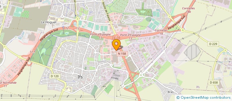 localisation de l'entreprise JW AUTO CAEN SUD à IFS