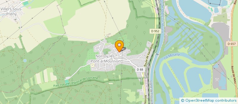 localisation de l'entreprise JW CONSULTING à NORROY-LES-PONT-A-MOUSSON