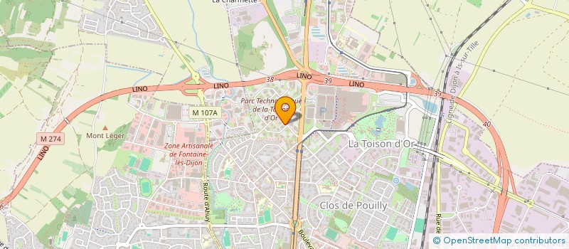 localisation de l'entreprise JW DIGITAL GROUP  DIJON