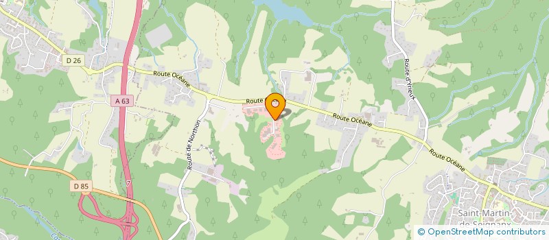 localisation de l'entreprise JW DISTRIBUTION  SAINT-MARTIN-DE-SEIGNANX