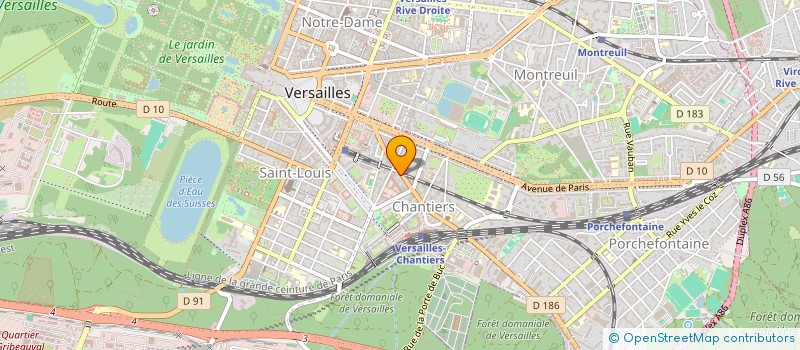 localisation de l'entreprise JW PARTICIPATIONS à VERSAILLES