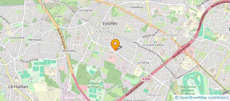 localisation de l'entreprise JW RENT  EYSINES