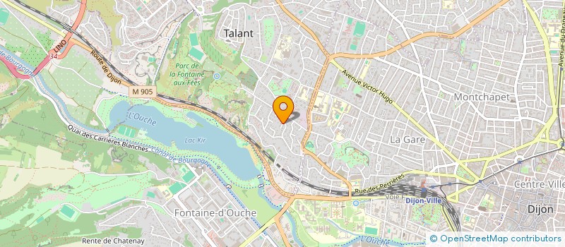 localisation de l'entreprise JW SAS  TALANT