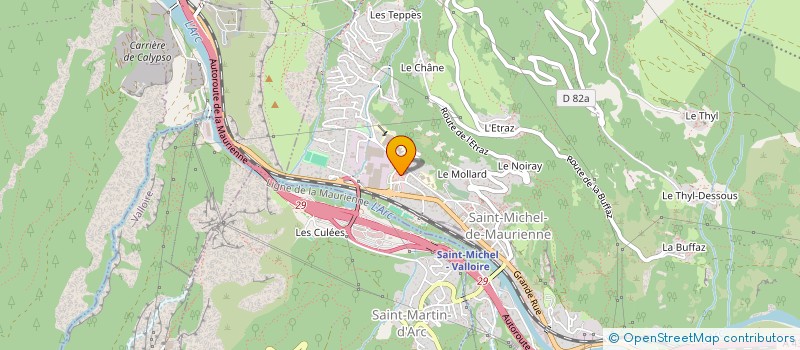 localisation de l'entreprise JWASTERIA  SAINT-MICHEL-DE-MAURIENNE