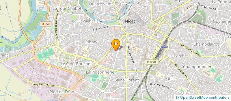 localisation de l'entreprise JWAVE à NIORT