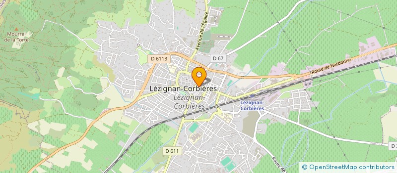 localisation de l'entreprise JWB AUTO  LEZIGNAN-CORBIERES