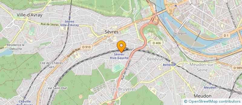 localisation de l'entreprise JWDA à SEVRES
