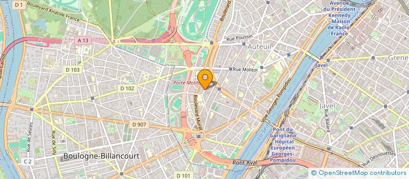 localisation de l'entreprise JWEB SERVICES à COURBEVOIE
