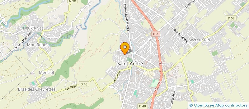 localisation de l'entreprise JWEN à SAINT-ANDRE