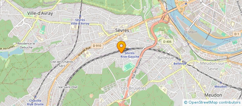 localisation de l'entreprise JWJ II à SEVRES