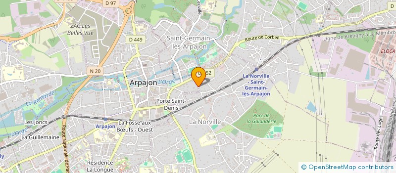 localisation de l'entreprise JWK  ARPAJON