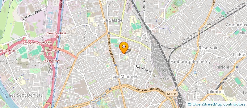 localisation de l'entreprise JWK DEODAT à TOULOUSE