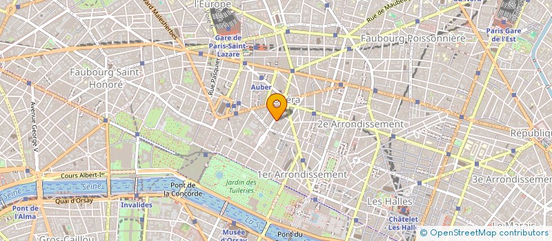 localisation de l'entreprise JWL ART PARIS à PARIS