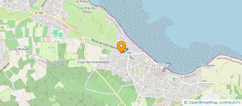 localisation de l'entreprise JWM  LA FLOTTE