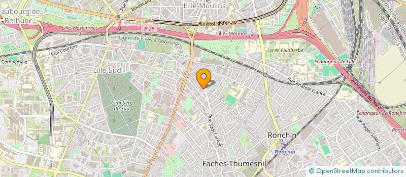 localisation de l'entreprise JWSK CUISINES à FACHES-THUMESNIL