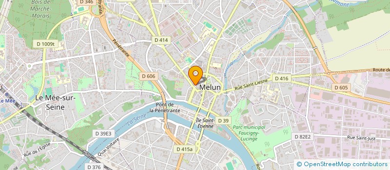 localisation de l'entreprise JWV à MELUN
