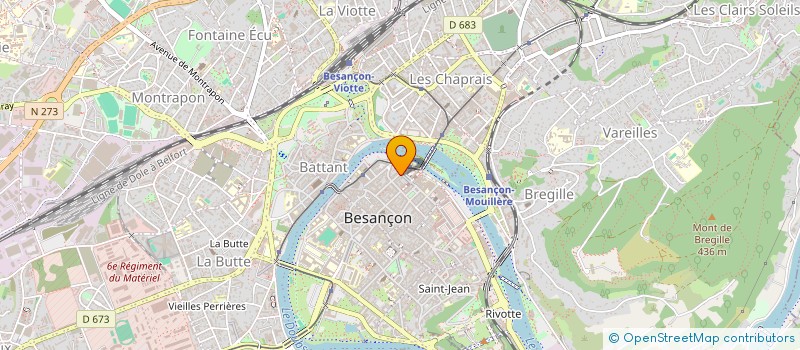 localisation de l'entreprise JX SARL à BESANCON