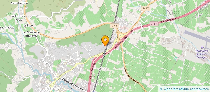 localisation de l'entreprise JXR IMMO  CUERS