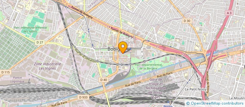 localisation de l'entreprise JXY  BOBIGNY