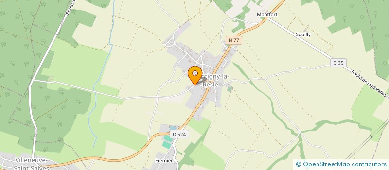 localisation de l'entreprise JY ADER  MONTIGNY-LA-RESLE