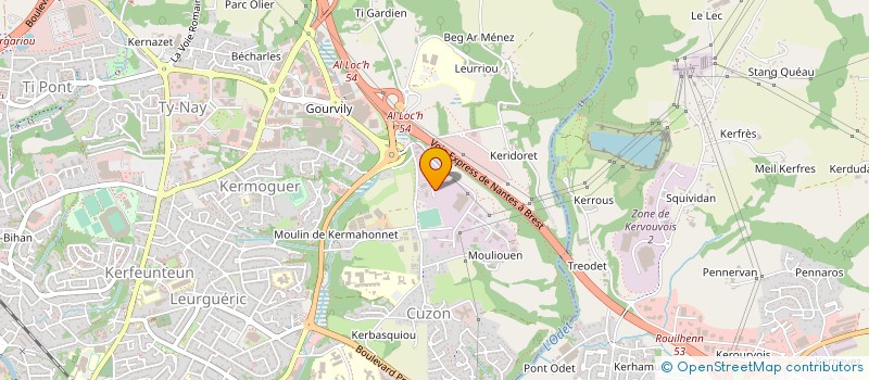 localisation de l'entreprise JY CONCEPT à QUIMPER