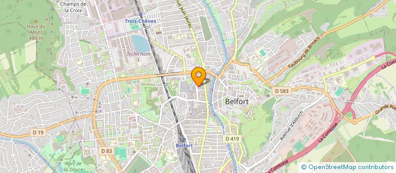 localisation de l'entreprise JY'MOVE  BELFORT