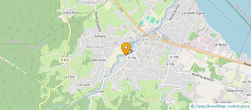 localisation de l'entreprise JY'V FORMACONSEIL à SAINT-JORIOZ