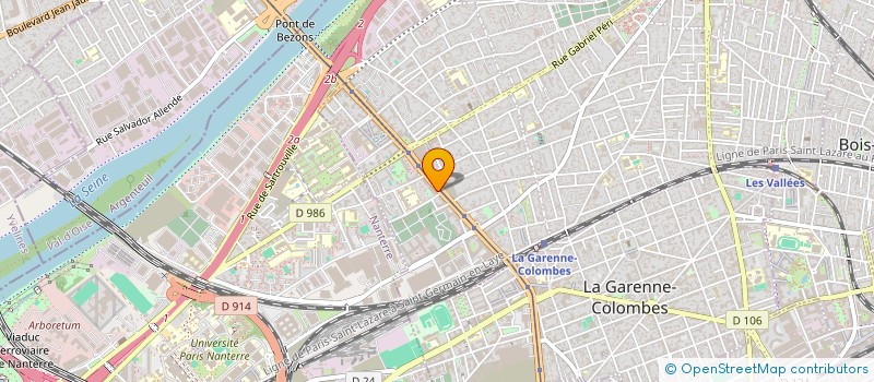 localisation de l'entreprise JYA à COLOMBES