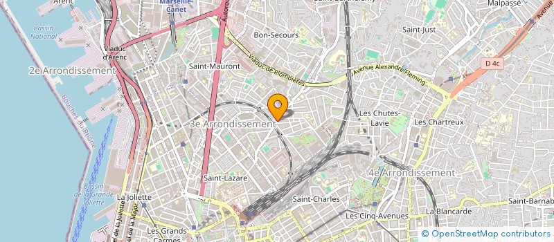 localisation de l'entreprise JYA à MARSEILLE