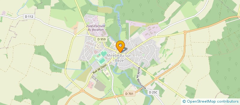 localisation de l'entreprise JYAIR  MIREBEAU-SUR-BEZE