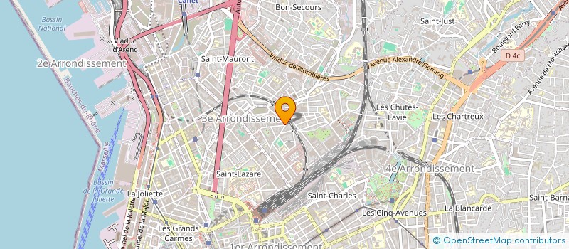 localisation de l'entreprise JYAN PAIN à MARSEILLE