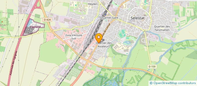 localisation de l'entreprise JYANNI  SELESTAT