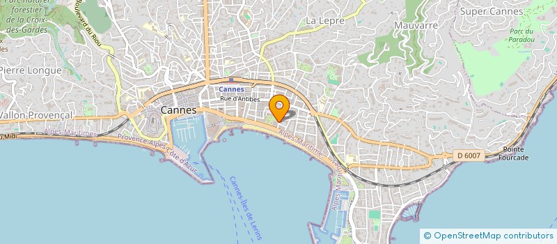 localisation de l'entreprise JYB à CANNES