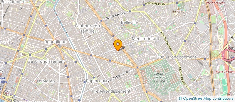 localisation de l'entreprise JYB DECO à PARIS 11