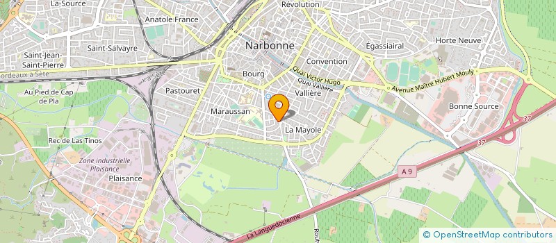 localisation de l'entreprise JYB MANUTENTION à NARBONNE