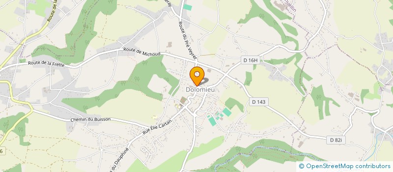 localisation de l'entreprise JYB-TEIX  DOLOMIEU